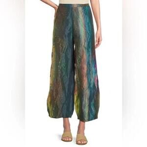Bryn Walker Nwt Medina Taffeta Nebulosa Lantern Ankle Pull On Pants XS/S